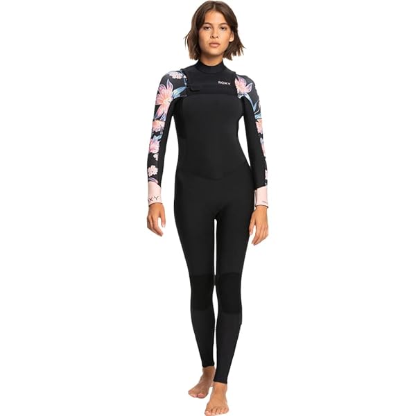 ROXY 4/3 SWELL Series Chest Zip Full Suit 2023 Anthracite Paradise Found s